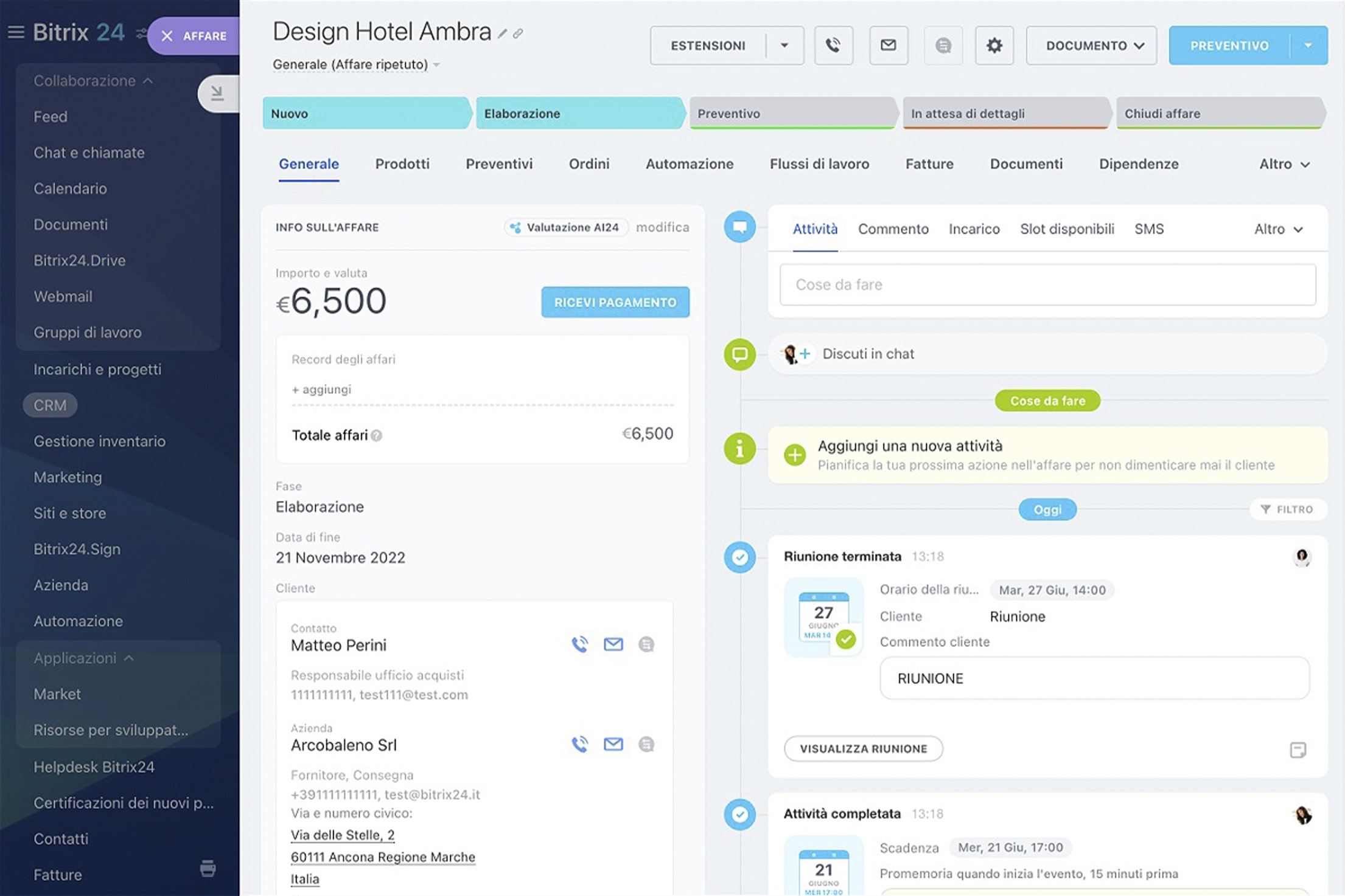 Track payments in real time
