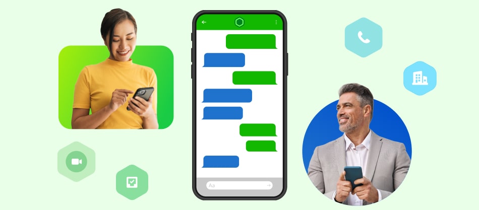 Bitrix24 Collab nell’app mobile