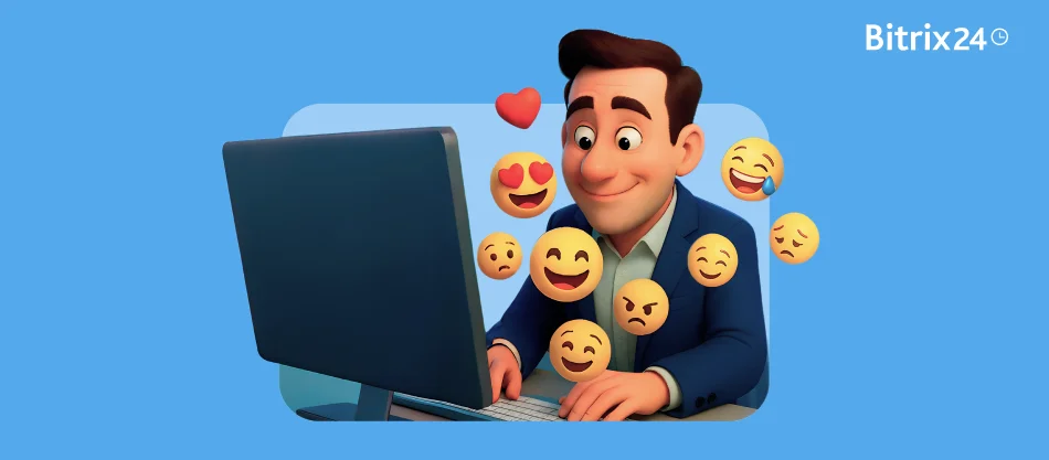 L'economia delle emoji: uno studio di Bitrix24 su come le emoji stanno plasmando l’ambiente di lavoro digitale