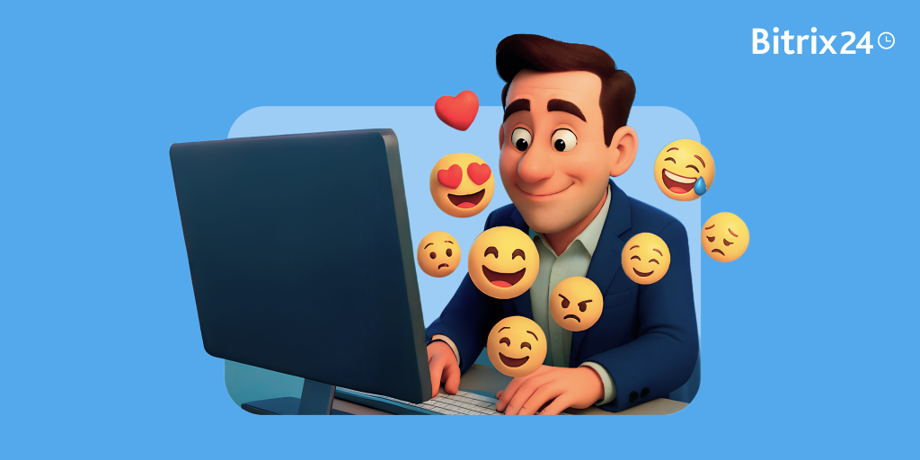L'economia delle emoji: uno studio di Bitrix24 su come le emoji stanno plasmando l’ambiente di lavoro digitale
