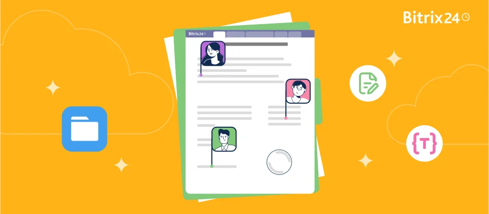 Modifica condivisa in Bitrix24 Docs