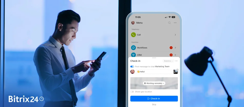 Bitrix24 Check-in
