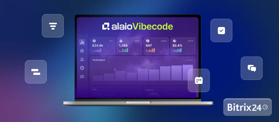 Alaio Vibecode: crea applicazioni e strumenti IA per Bitrix24