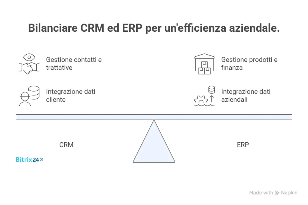 CRM e ERP integrati: come eliminare i silo tra vendite e finanza e accelerare gli ordini